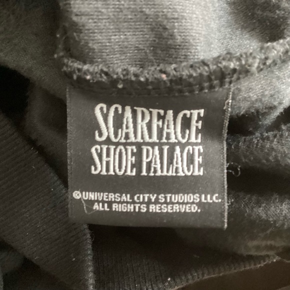 Scarface Jacket Velour Track Suit Black M - Picture 6 of 9